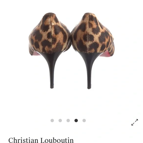 Christian Louboutin Leopard Women's Shoes - Picture 4 of 8